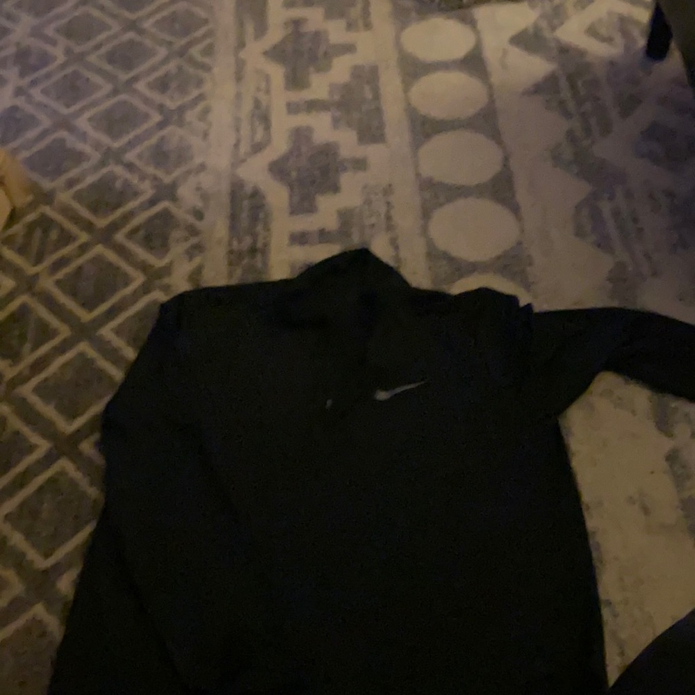 Nike Drifit 3/4 zip long sleeve